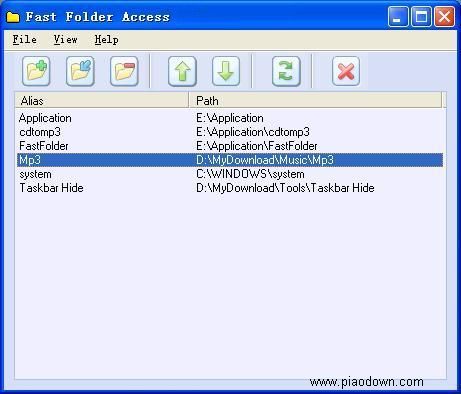 Fast Folder Access