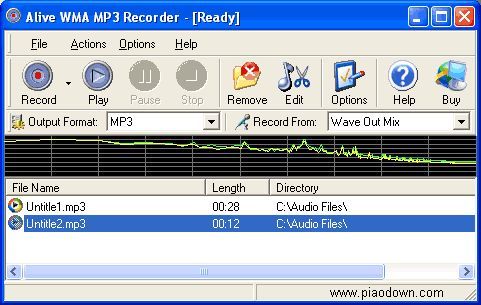 Alive WMA MP3 Recorder