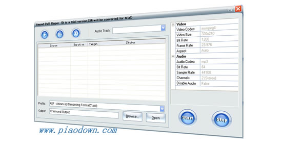 DVDƵתƵתΪMP3WAV Amond DVD Ripper