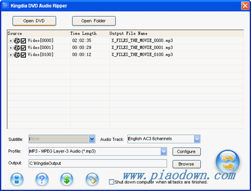 Kingdia DVD Audio Ripper