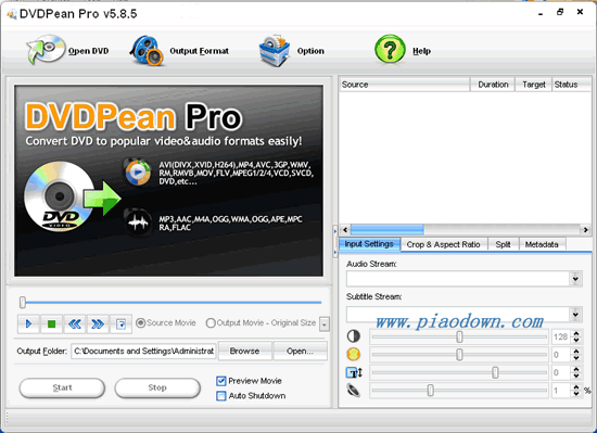 dvdȫƵƵת DVDPean Pro