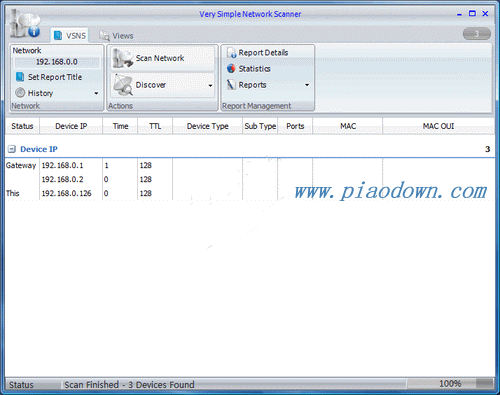 very Simple Network Scanner(ǳ򵥵GUI)