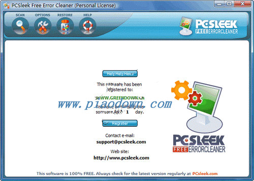 PCSleek Error Cleaner