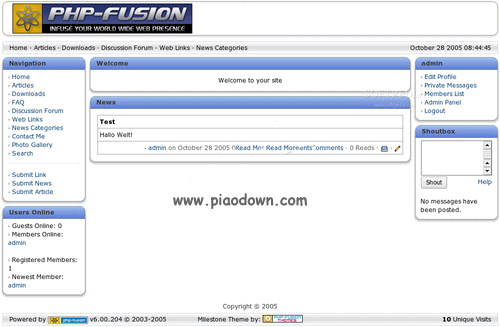 PHP-Fusion(Դݹϵͳ)