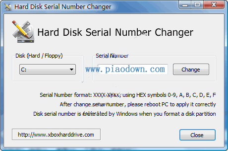 Hard Disk Serial Number Changer(޸Ӳк)