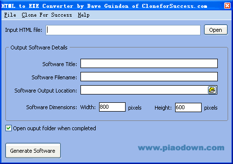 HTMLļתΪexeļ_HTML to EXE Converter