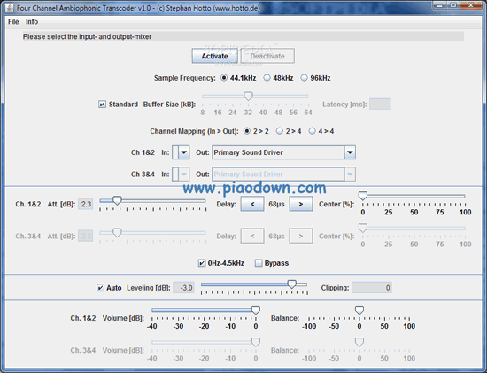 Four Channel Ambiophonic Transcoder(Ƶ)