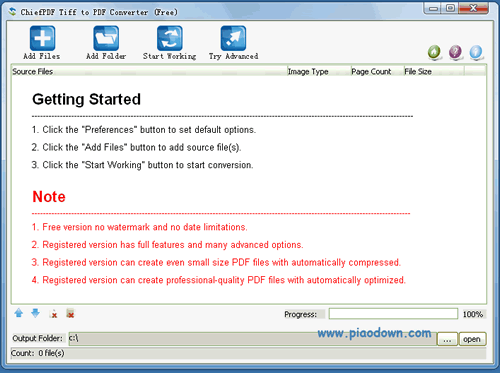 ChiefPDF Tiff to PDF Converter Free(tiff to pdfʽת)