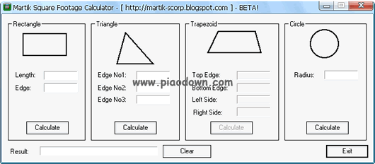 㹤_Martik Square Footage Calculator