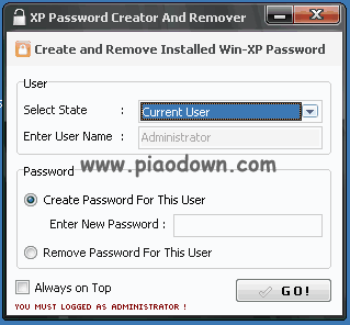 XPϵͳ봴ɾ_XP Password Creator and Remover