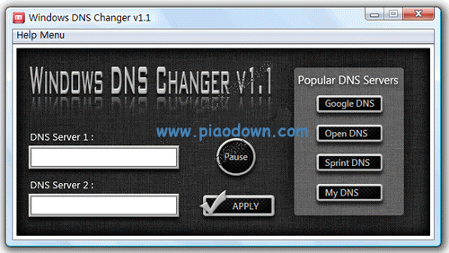 Windows DNS Changer(лdns)