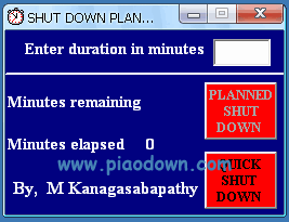 SHUT DOWN PLANNER(ƻʱػ)