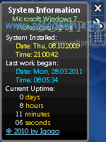 System Uptime Full( 鿴ϵͳʱ)