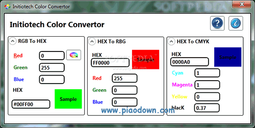 RGBɫתInitiotech Color Convertor