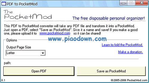 PDF to PocketMod(PDFתPocketModļ)