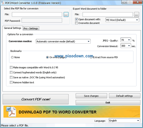 pdfתwordʽ(PDF2Word Converter)