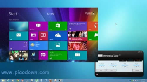 Windows8ʼĻʾ(ImmersiveTaille)