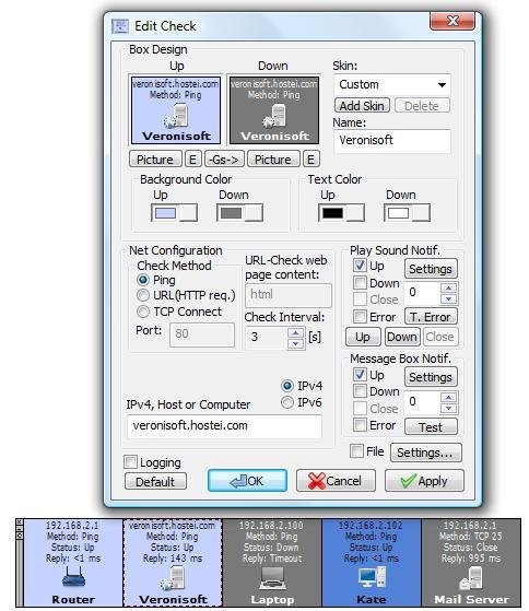 (Veronisoft IP Net Checker)