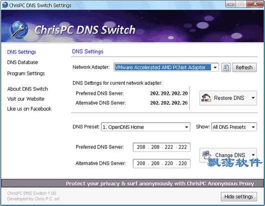 ChrisPC DNS Switch(DNSַл)