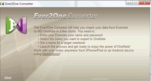 EvernoteʼǵOnenNote(Ever2One Converter)