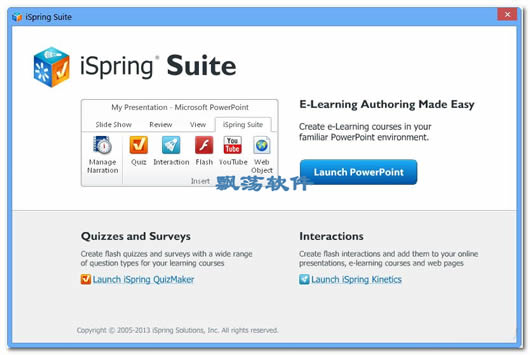 PPTĵתFlashƵ(iSpring Suite)