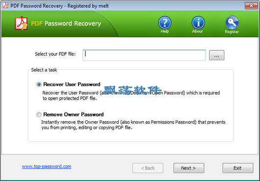 PDFָ Top Password PDF Password Recovery