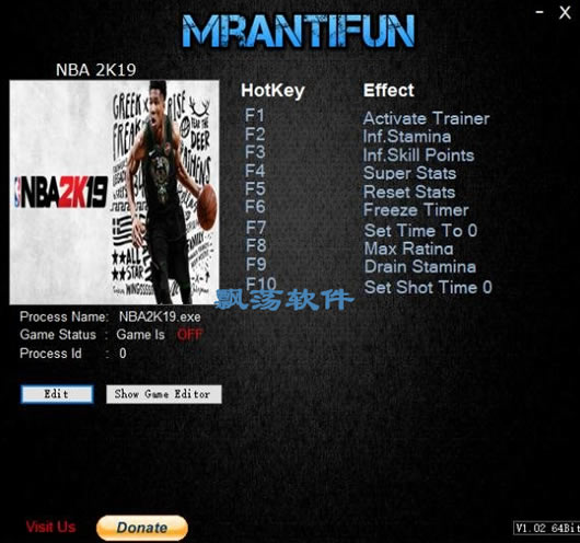 NBA2K19޼ܵ޸(MrAntiFun)