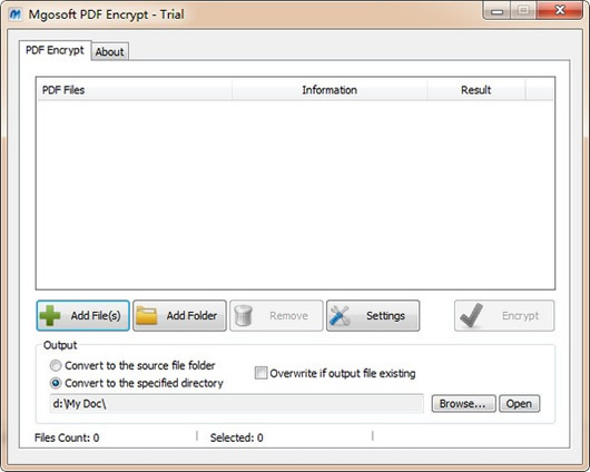 Mgosoft PDF Encrypt(Mgosoft PDF)