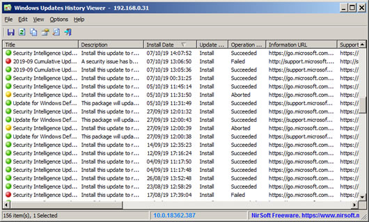 Windows Updates History Viewer(ʾϵͳWindowsʷ)