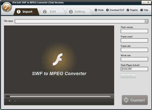 iPixSoft SWF to MPEG Converter(SWFתMPEG)