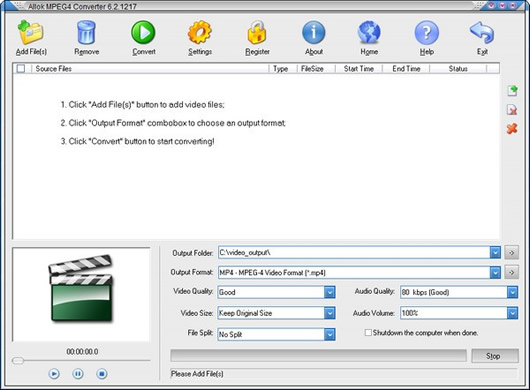 Allok MPEG4 Converter(Ƶת)