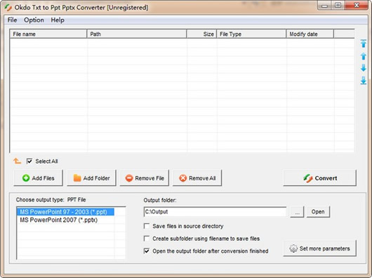 Okdo Txt to Ppt Pptx Converter(TXTתPPT)