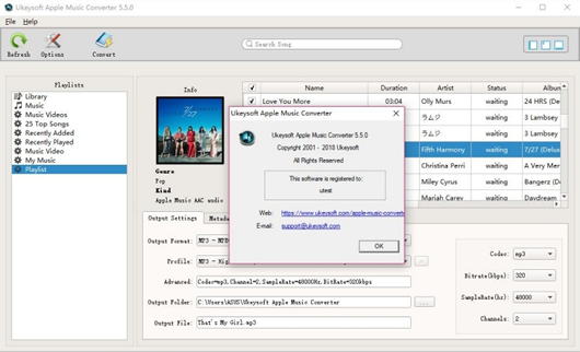UkeySoft Apple Music Converter(ƻת)