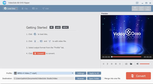 VideoSolo BD-DVD Ripper(Ƶת)