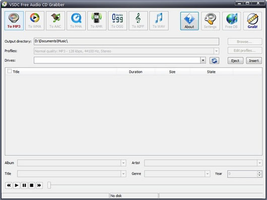 VSDC Free Audio CD Grabber(ƵCDɼ)