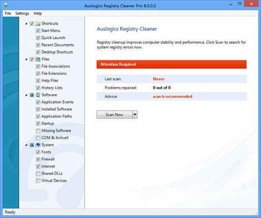 Auslogics Registry Cleaner Pro(ע)