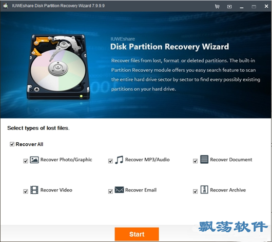 IUWEshare Disk Partition Recovery(̷ָ)