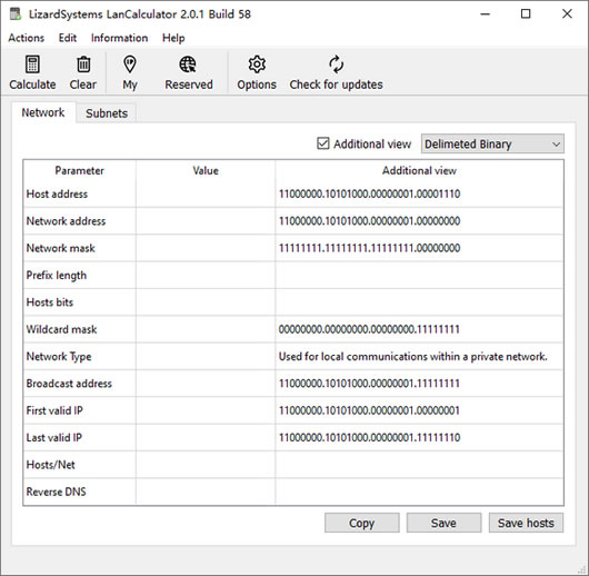 LizardSystems LanCalculator(IP)