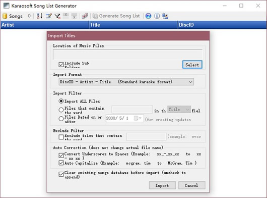 Karaosoft Song List Generator(бԶɹ)